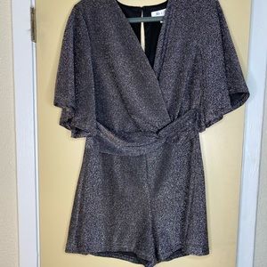 black spirited romper